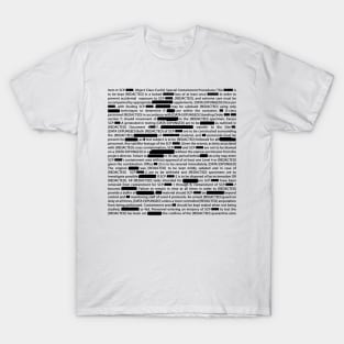 SCP Redacted Document v2 T-Shirt